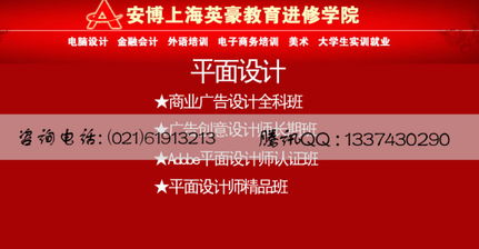 上海广告创意设计师培训 英豪平面新媒体广告设计与策划全攻略